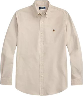 Polo Ralph Lauren Overhemden, Heren, Beige, 2Xl, Majica
