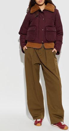 Loewe Trousers With Belt, Womens, Green