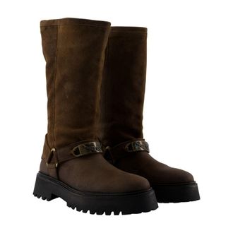 Zadig&Voltaire Womens Boot Brown Calfskin