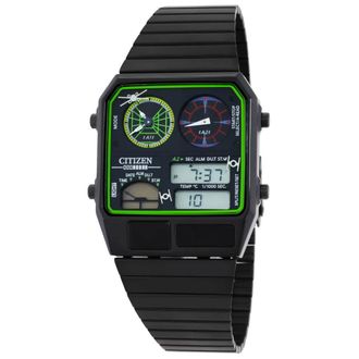 Citizen Trench Run Star Wars Quartz Analog-Digital Black Dial Watch JG2109-50W