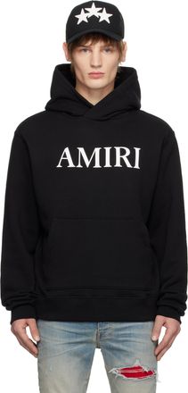 アミリ ロゴパッチオーバーサイズパーカー ブラック AMIRI ロゴパッチ パーカー | ブラック | FARFETCH JP