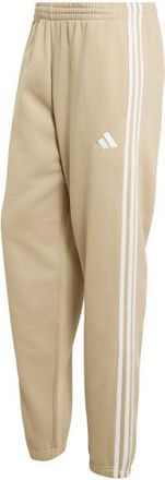 adidas Essentials 3-Stripes Fleece Tapered Cuffed Pants Trainingshose f&uuml;r Herren | beige