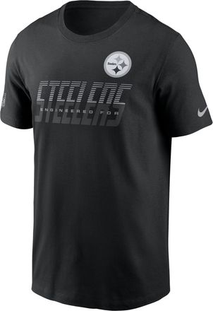 Nike Pittsburgh Steelers Sideline Team Issue Nike Mens Dri-FIT NFL T-Shirt in Black | 02ET00A7L-TF9