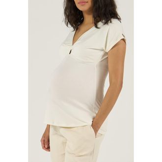 Cache Coeur Maternity and nursing top Celia in Natural at Nordstrom, Size Xx-Large