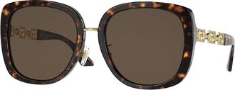 Versace VE4407D Asian Fit 108/73 Womens Sunglasses Tortoiseshell Size 56