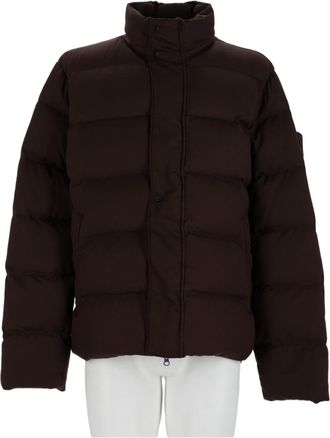 Stone Island Multicolour Cropped Puffer Virgin Wool Sleeve Jacket