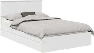 vidaXL Cama Con Almacenamiento 120 X 190 Cm Madera De Ingenier&iacute;a Vidaxl