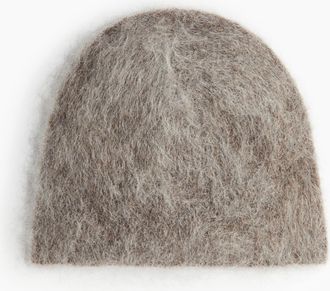 H&M Beanie aus Mohairmix - Grau