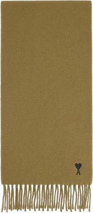 Ami Sciarpa Ami de Coeur con ricamo - Verde