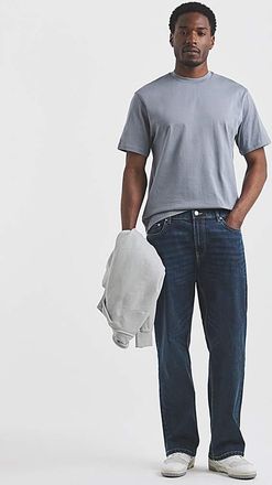 Jacamo Loose Fit Stretch Jeans Darkwash