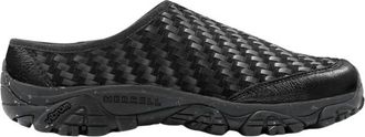Merrell Geweven leren Mule Sneakers - Heren - Slip ons - Zwart - 44 EU - Leer - Schoenen
