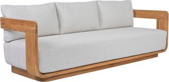 Safavieh Couture Leilani Teak Patio Sofa