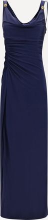 Versace Long Dress in soft viscose jersey Female 40