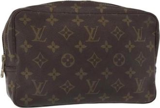 Louis Vuitton Pre-owned Canvas Clutch - Dames - Vintage Clutch - Bruin - ONE Size - Vintage