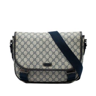 Gucci Pre-owned Gucci GG Supreme Crossbody Unisex TK1QWQPCTFXKMJF9