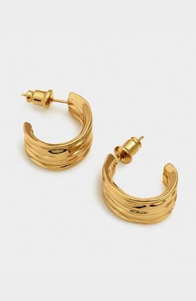 Katie Loxton Cleyo Hoop Earrings in Gold at Nordstrom