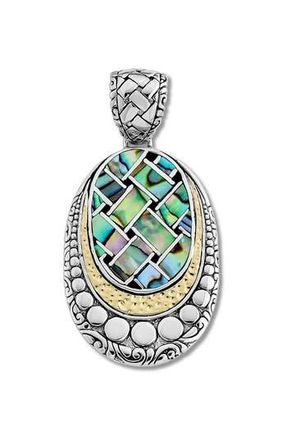 Samuel B. Woven Pendant in Blue And Green at Nordstrom Rack
