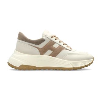 Hogan Hi-Fi Sneakers - Dames - Sneakers - Beige - 40 EU - Leer - Schoenen