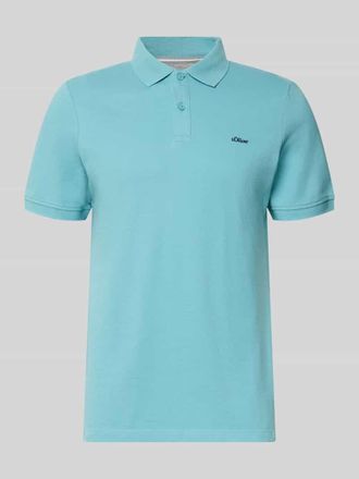 s.Oliver Red Label Regular Fit Poloshirt aus reiner Baumwolle in Tuerkis, Gr&ouml;&szlig;e XXXL