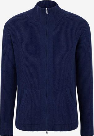 Aurélien Gerippter Cardigan aus Mohair und Kaschmir Voyager Rib