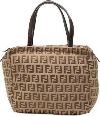Fendi Pre-owned Fendi Mini Zucchino Canvas Handbag Ladies 55JE57IG2EH9UP0Q