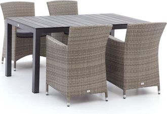 Forza Furniture Forza Barga/Fidenza 160cm dining tuinset 5-delig
