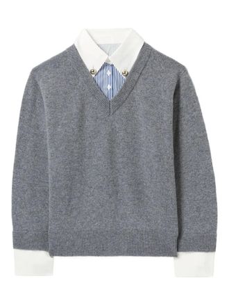 Claudie Pierlot Sweater met V-hals - Grijs