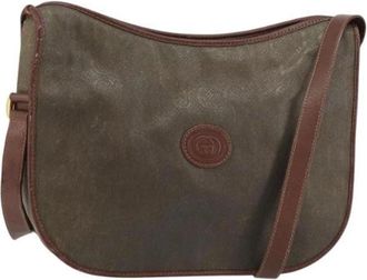 Gucci Pre-owned Cross Body Bag - Dames - Vintage Schoudertas - Bruin - ONE Size - Leer - Vintage