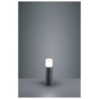 Trio Leuchten Hoosic - Lampione Da Esterni In Alluminio, Colore: Antracite/bianco