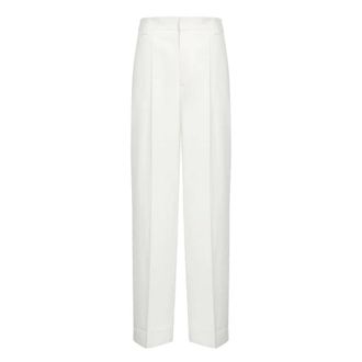 Dondup Wide Trousers, female, White, Size: XL Dp883 DD If049D XXX Wide Trousers