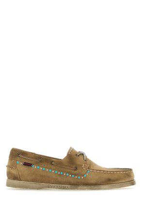 Sebago Camel Suede Portland Flesh Out Loafers