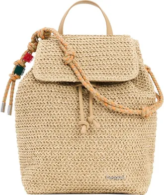Desigual Mini Backpack in Dark Beige at Nordstrom