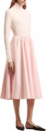 Rebecca Taylor Sateen Midi Skirt in Icy Pink at Nordstrom, Size 10