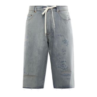 Maison Margiela Denim Shorts, male, Blue, Size: XL Denim Shorts