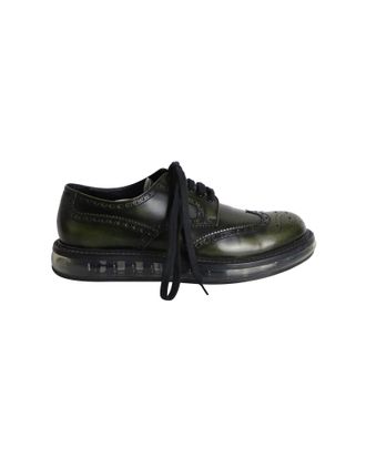 Prada Prada Air Sole Derby Schoenen in Groenen Leer