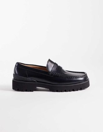 Clarks Yukoner Penny - Scarpe in pelle nere-Nero