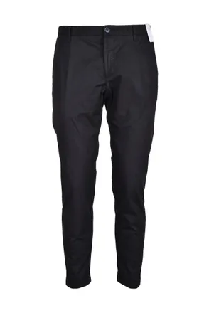 AT.P. CO Regular Fit Black Pants with Clean Silhouette