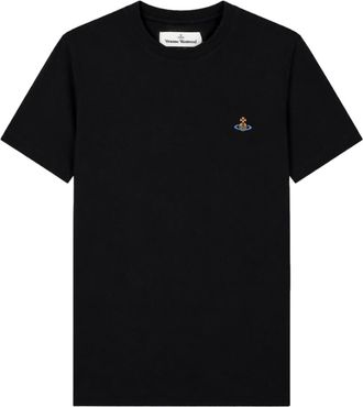 Vivienne Westwood Classic Emblem Crew Neck Cotton T-Shirt