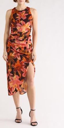 Tart Leanna High Neck Asymmetric Maxi Dress in Bromeliad at Nordstrom Rack, Size X-Small