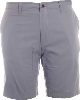 Tailor Vintage Mens Chino Shorts In Grey Flannel