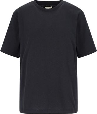 Khaite Mae T-Shirt, In Black Cotton Jersey