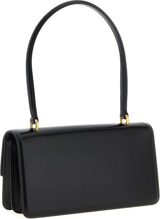 Valentino Garavani Womens Black Calfskin Shoulder Bag