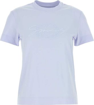 Givenchy Powder Blue Cotton T Shirt