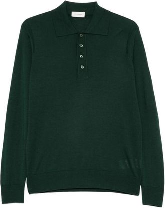 Paolo Pecora Truien & Vesten, Heren, Groen, L, Paolo Pecora T-shirts en Poloshirts