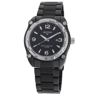 Hector Riccione Mens Black Watch Leather - One Size