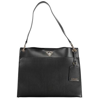 Guess Black Polyurethane Women Womens Handbag