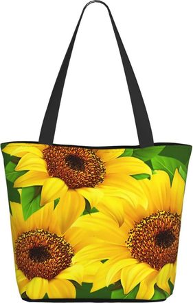 AOOEDM Sunflower (3) Ladies Shopping Bag 13x11x7in.The Perfect ValentineS Day Gift.It Is The Best ValentineS Day Gift For Mom, Daughter, Wife,Etc