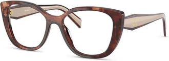 Prada PR B04V 07R1O1 Optical Frame - Dames - Brillen - Bruin - 53 MM - Accessoires