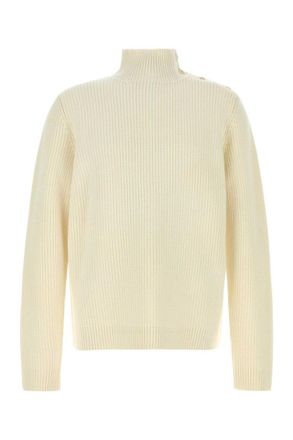 Prada Off White Knitted Sweaters