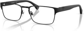 Emporio Armani 55mm Square optical glasses in Black at Nordstrom